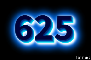 625 Efeito de texto