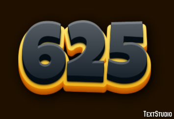 625 Text Effect