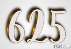 625 Text Effect