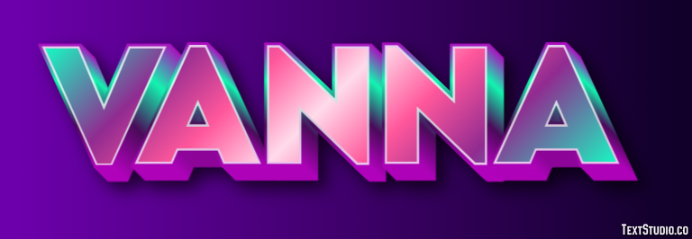 Vanna Эффект текста