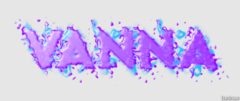 Vanna Эффект текста