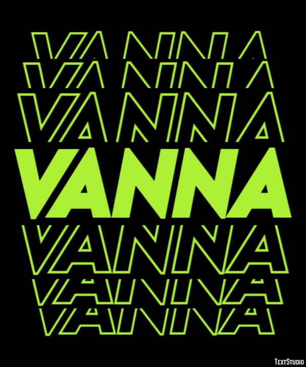 Vanna Эффект текста