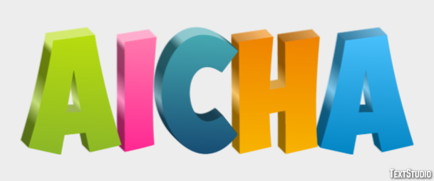 Aïcha Effetto testo