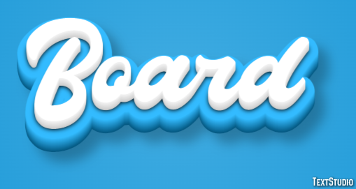 Board Text Effect