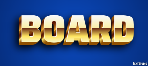 Board Texteffekt