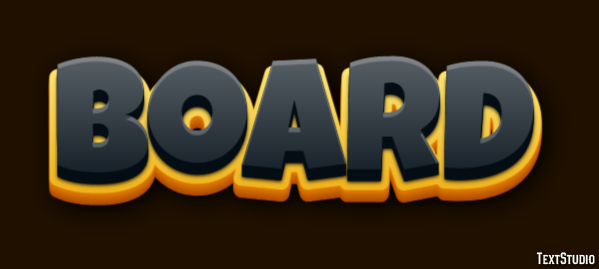 Board Texteffekt