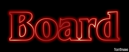 Board Text Effect