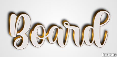 Board Texteffekt
