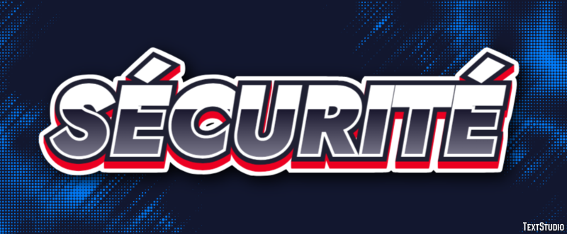 Sécurité Text Effect