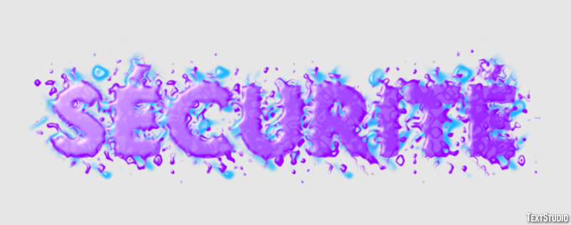 Sécurité Text Effect