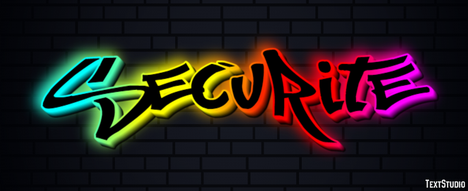 Sécurité Text effect