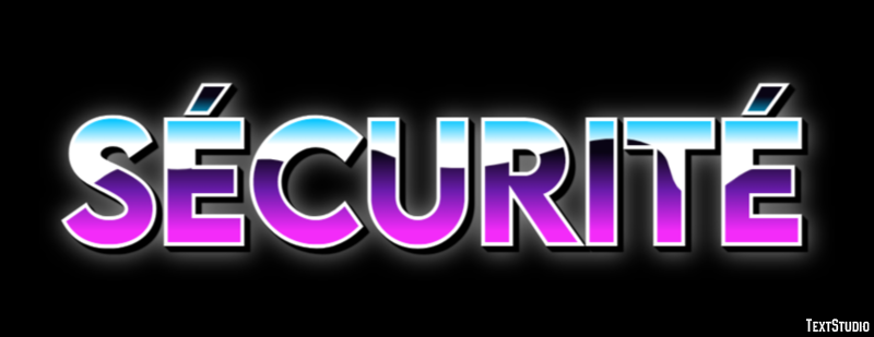 Sécurité Text Effect