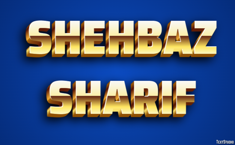 Shehbaz Sharif Efekt tekstowy