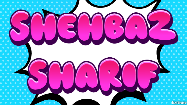 Shehbaz Sharif Text Effect
