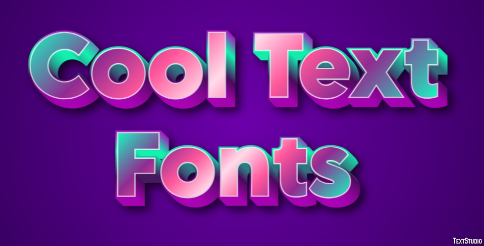Cool Text Fonts テキスト効果