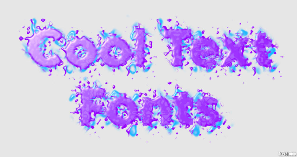Cool Text Fonts Tekst Effect