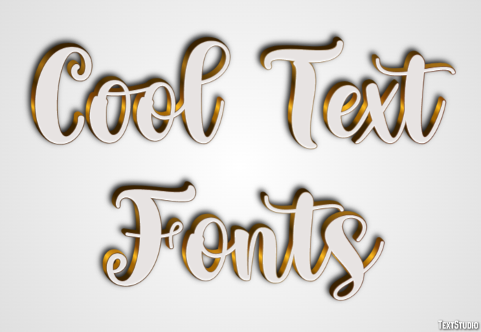 Cool Text Fonts テキスト効果