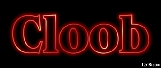 Cloob Text effect