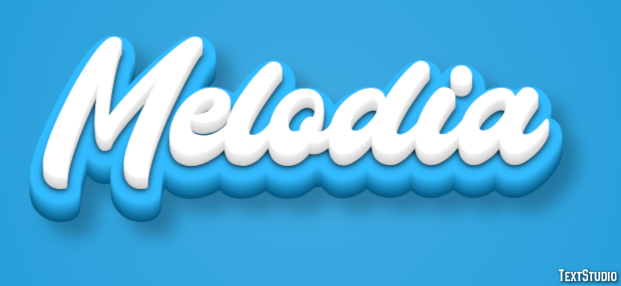 Melodia Efeito do texto