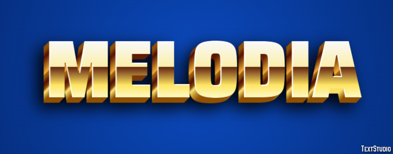 Melodia Efeito de texto