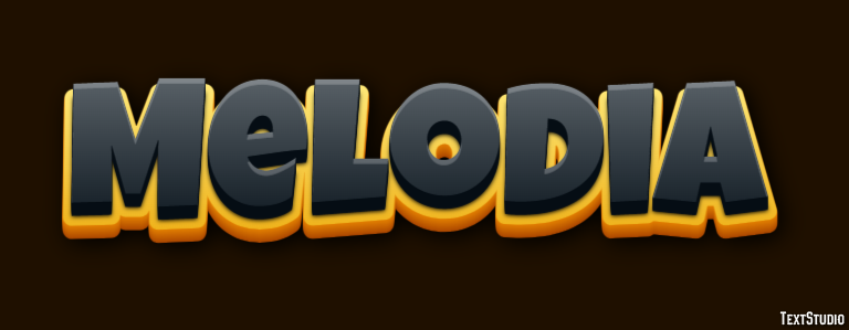Melodia Efeito de texto