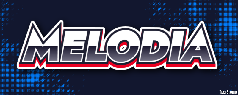 Melodia Efeito de texto