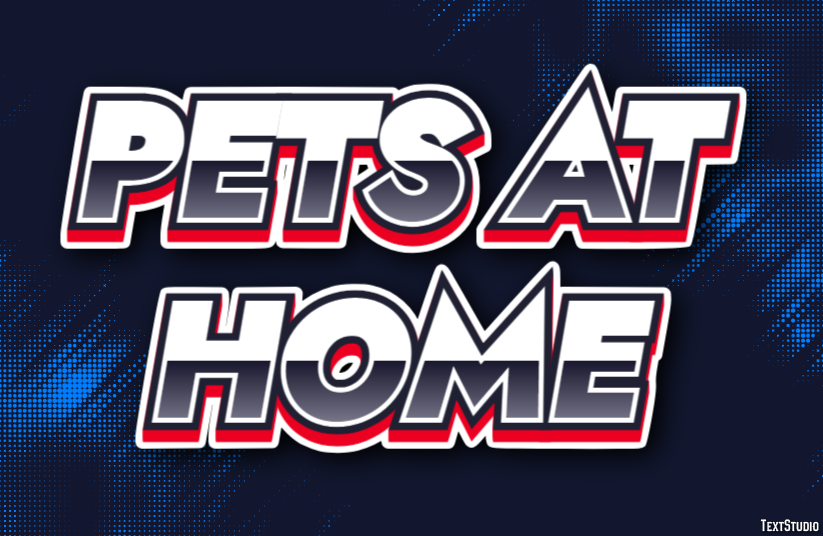 Pets At Home Efeito de texto
