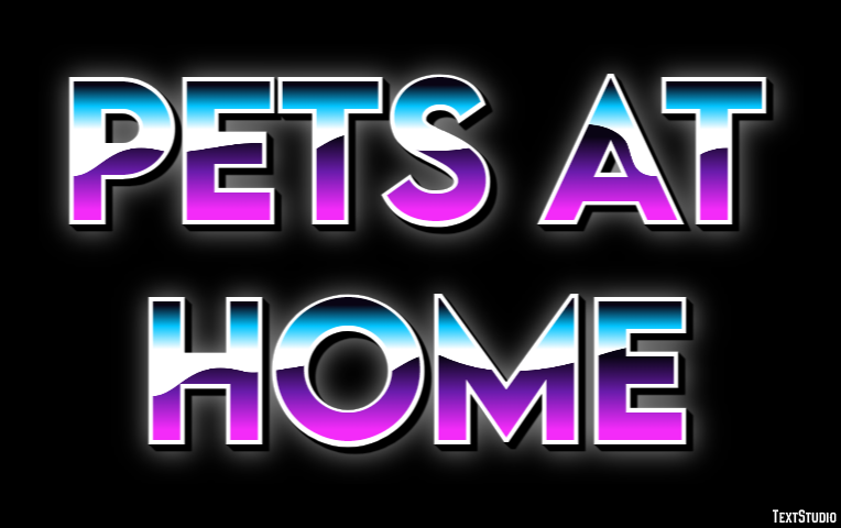 Pets At Home Efeito de texto