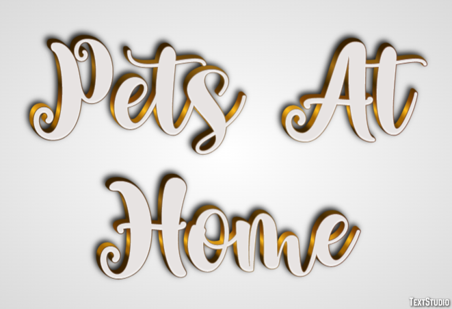 Pets At Home Efeito de texto