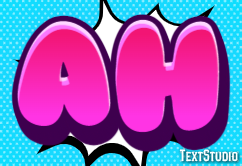 Ah Text effect