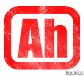 Ah Text effect