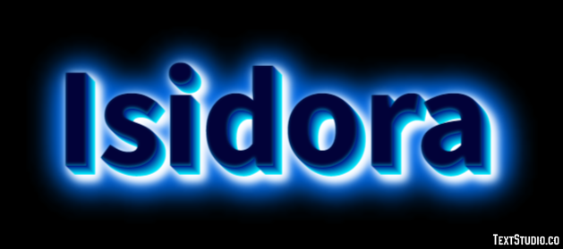 Isidora Efecto de Texto
