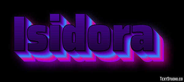 Isidora Efecto de Texto
