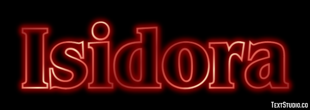 Isidora Efecto de Texto