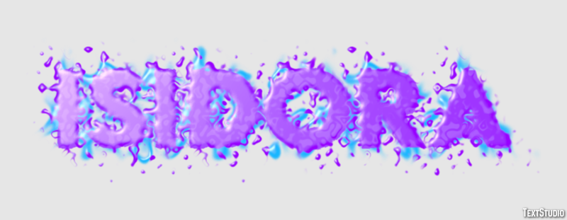 Isidora Efecto de Texto