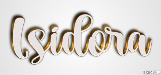 Isidora Efecto de Texto