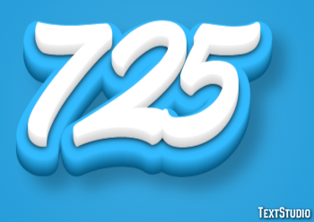 725 Text Effect