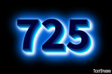 725 Text Effect