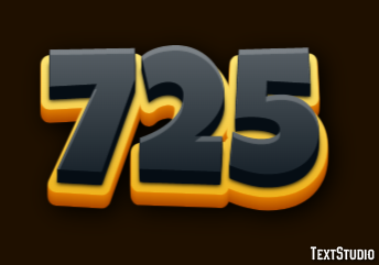 725 Text Effect