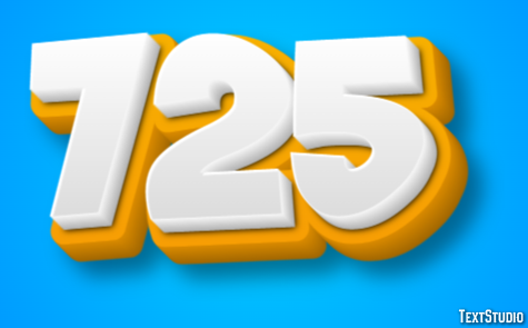 725 Efecto de Texto