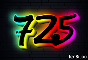 725 Text Effect