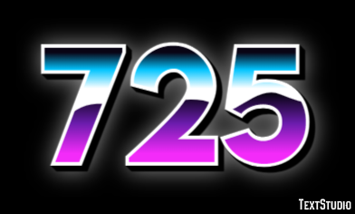 725 Text Effect