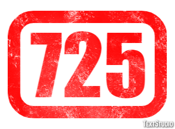 725 Text Effect