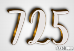 725 Text Effect