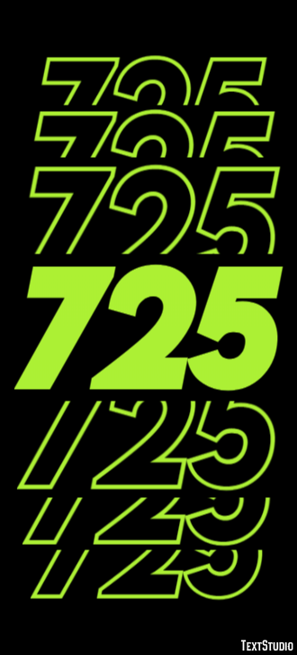 725 Text Effect
