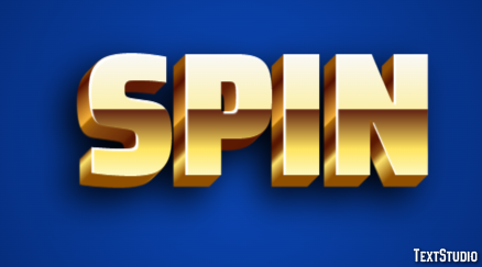 Spin テキスト効果