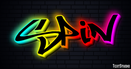 Spin テキスト効果