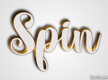 Spin テキスト効果