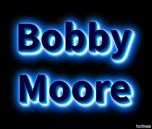 Bobby Moore Efeito de texto