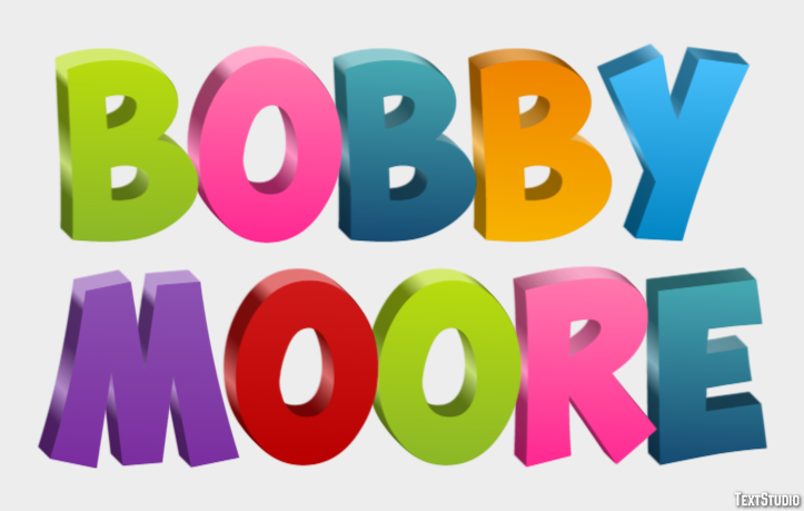 Bobby Moore Text Effect